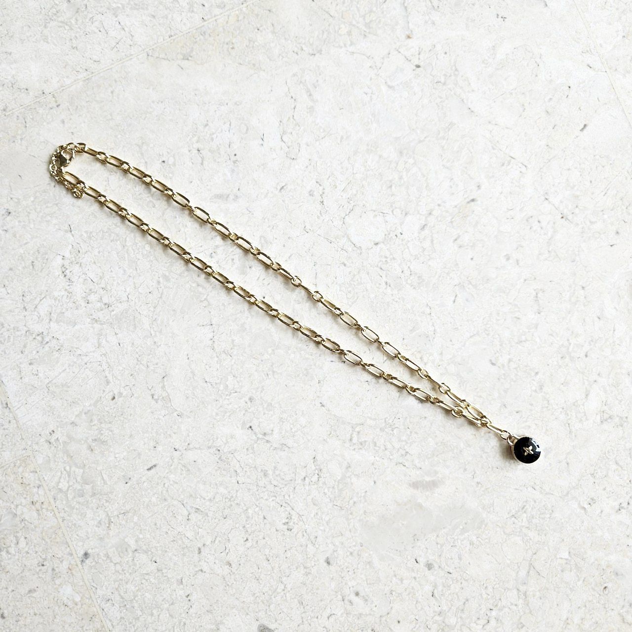 LV Black Pastille Chic Necklace