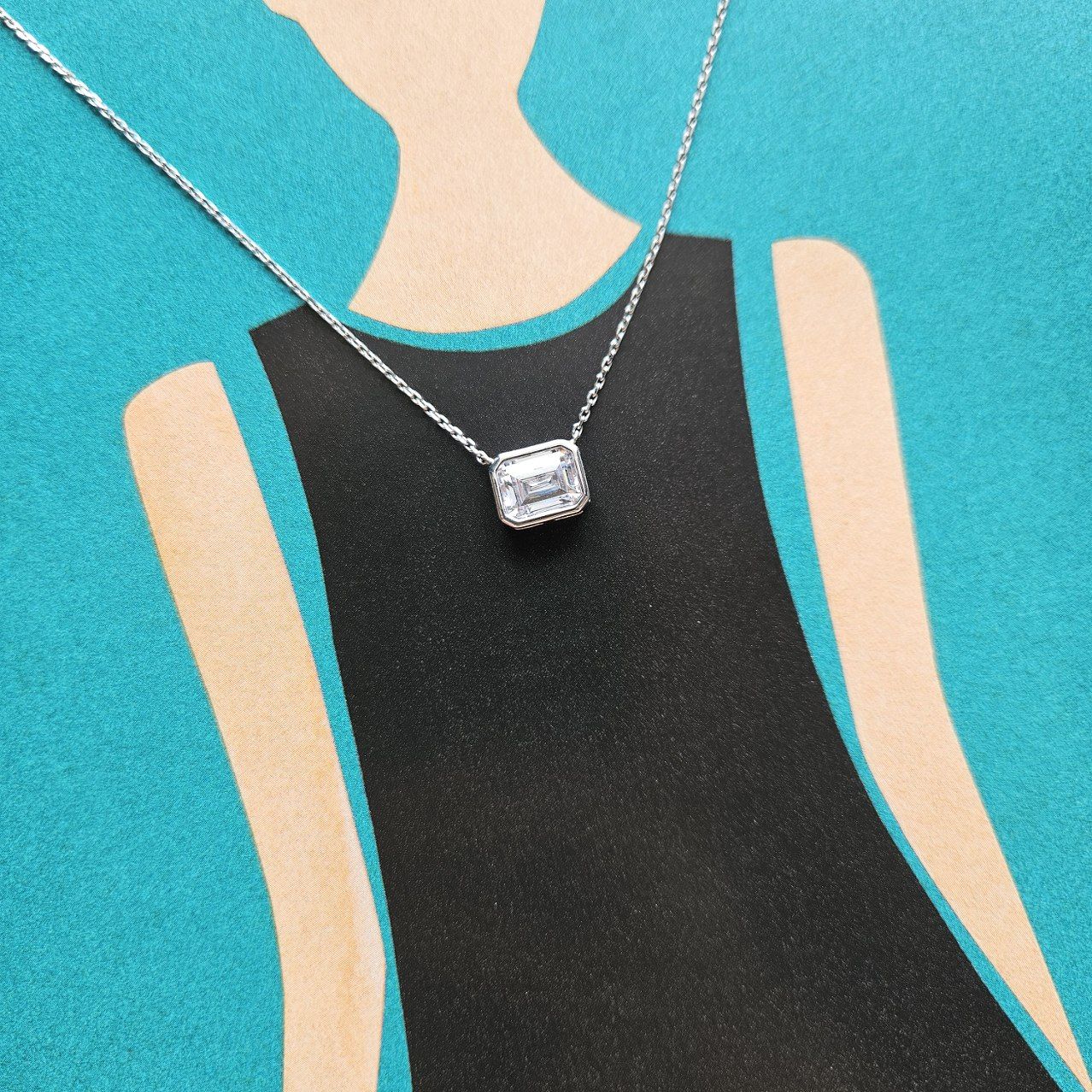 Demi-Fine Emerald Necklace
