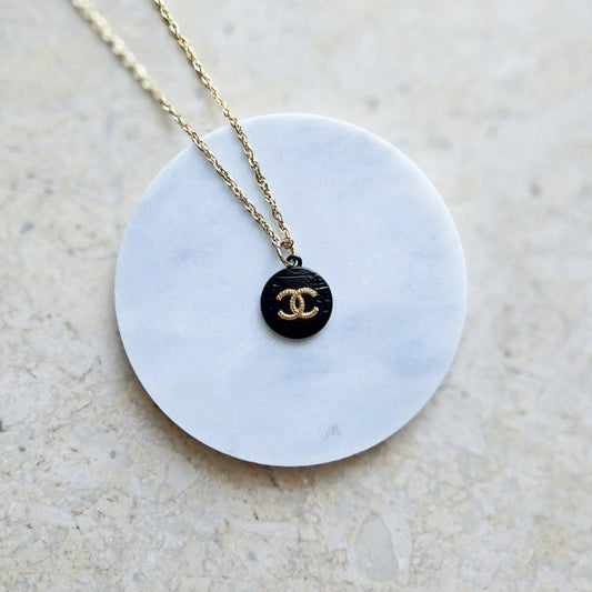 Chanel Gold Contrast Necklace