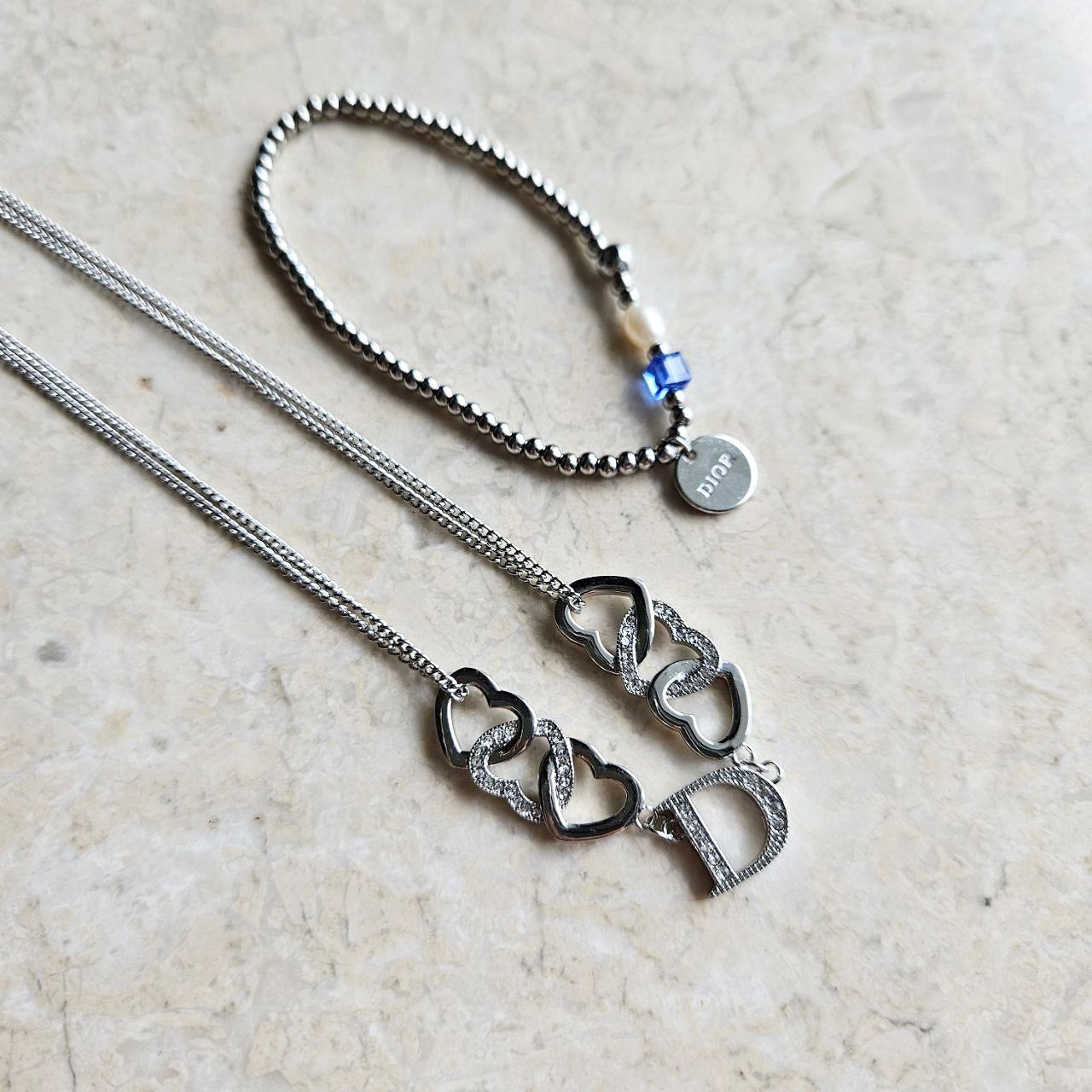 Dior Titanium Silver Bracelet