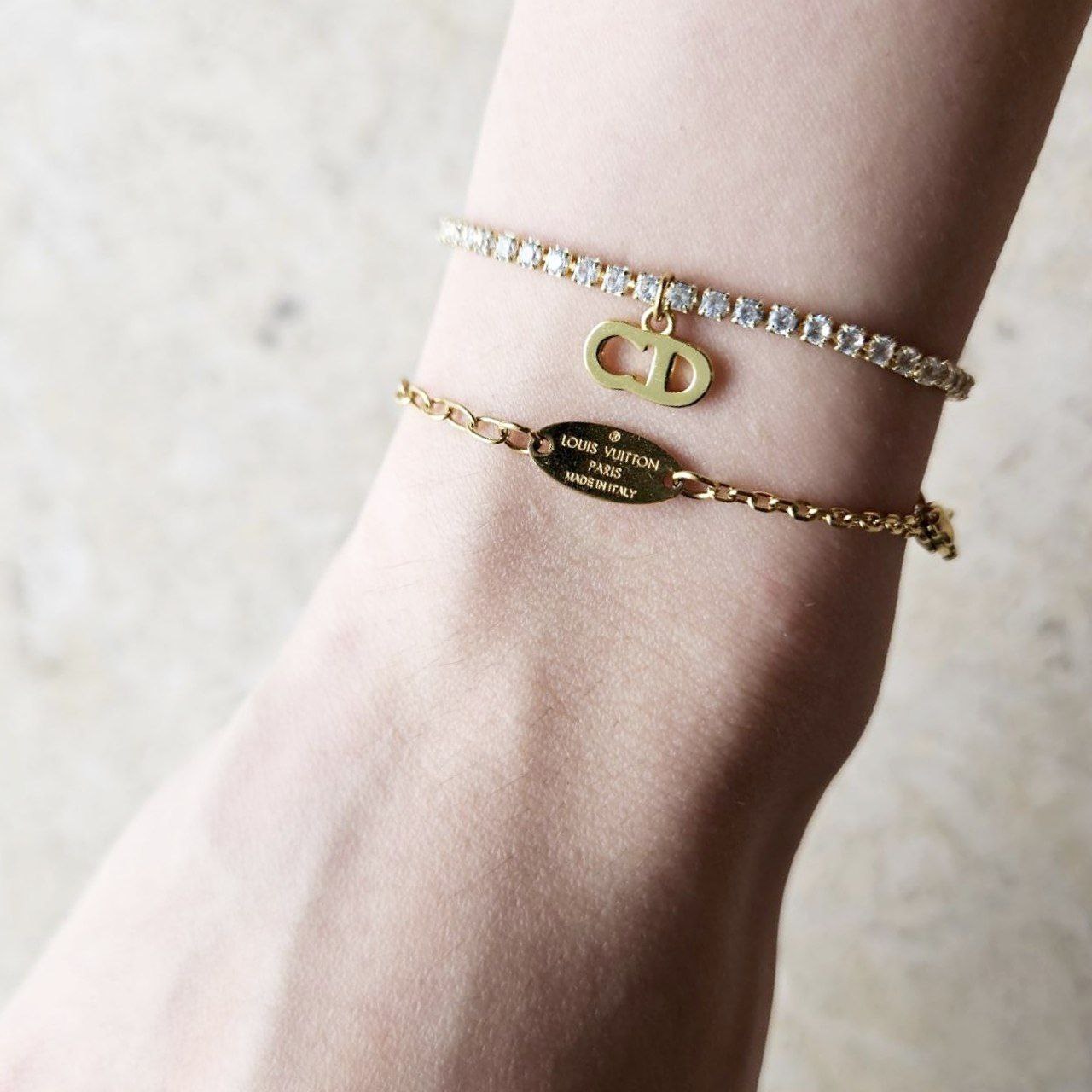 LV Auth Tag Blooming Bracelet