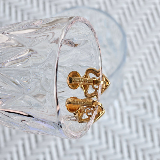 Christian Dior Vintage Gold Heart Clip-On (Original)