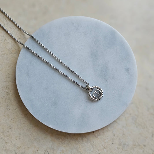 CD Vintage Silver Wreath Necklace (Redesigned)