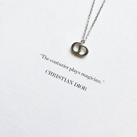 Dior CD Silver Necklace (Redesigned)