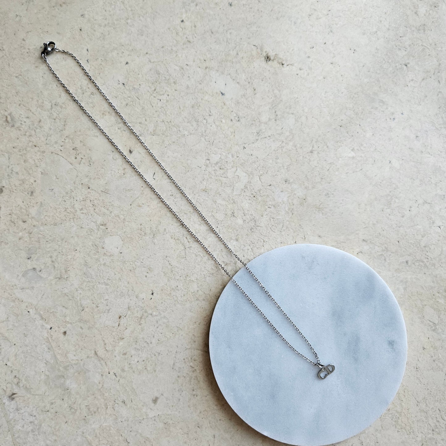 CD Dainty Silver Necklace (Redesigned)