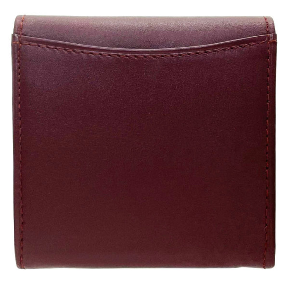 Cartier Coin Purse in Bordeaux Wine Red