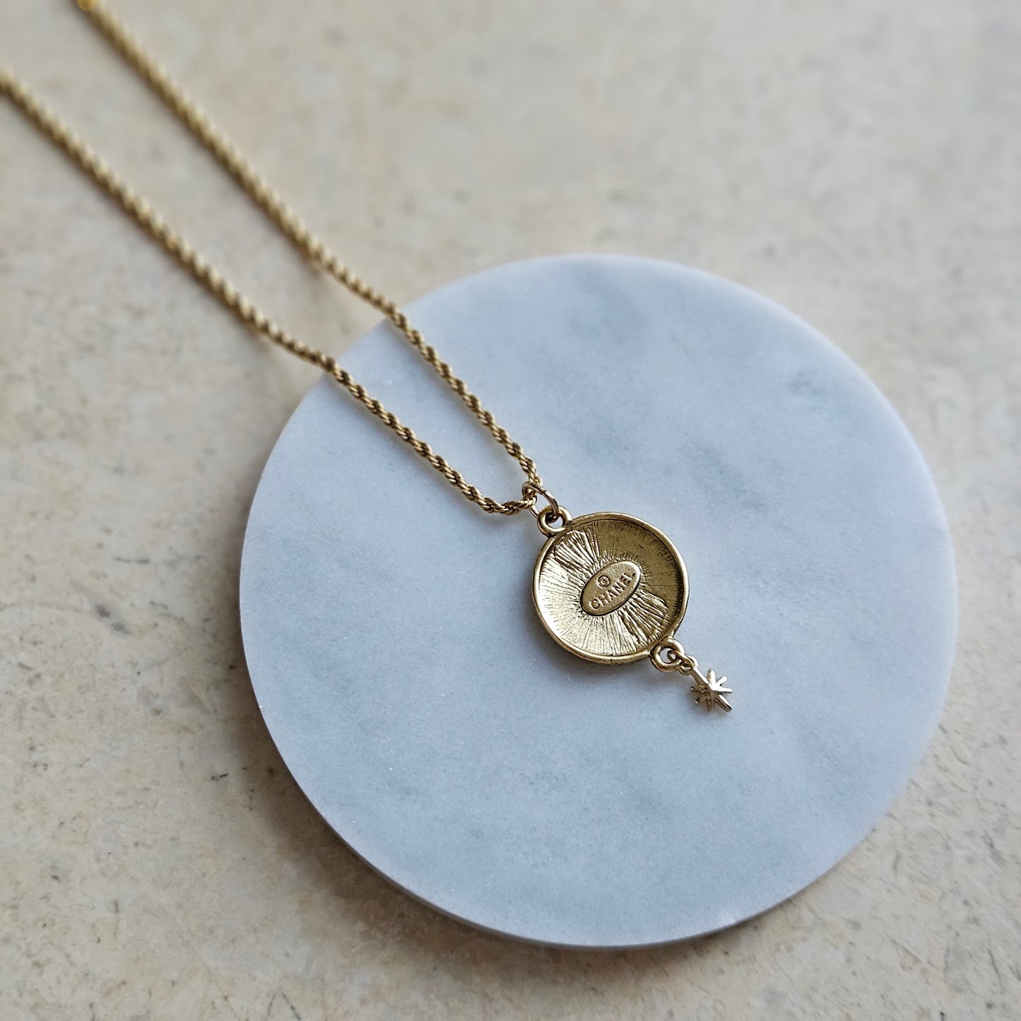 Vintage Chanel Star Drop Necklace (Redesigned)