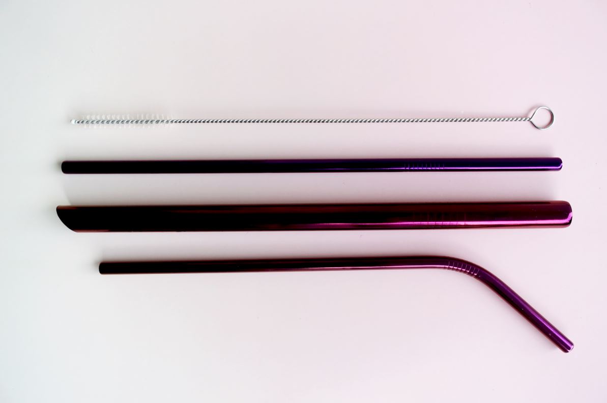 Stainless Steel Metal Straw Wheatbox Set - Ethereal Gift