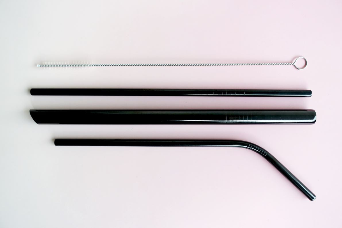 Stainless Steel Metal Straw Wheatbox Set - Ethereal Gift