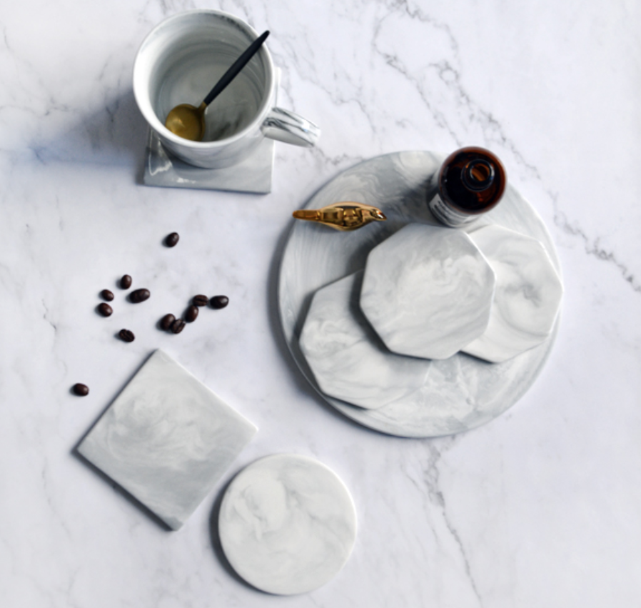 Polished Marble Coaster