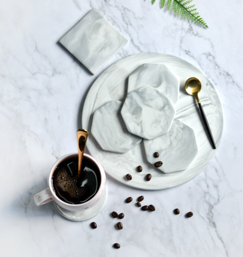 Polished Marble Coaster