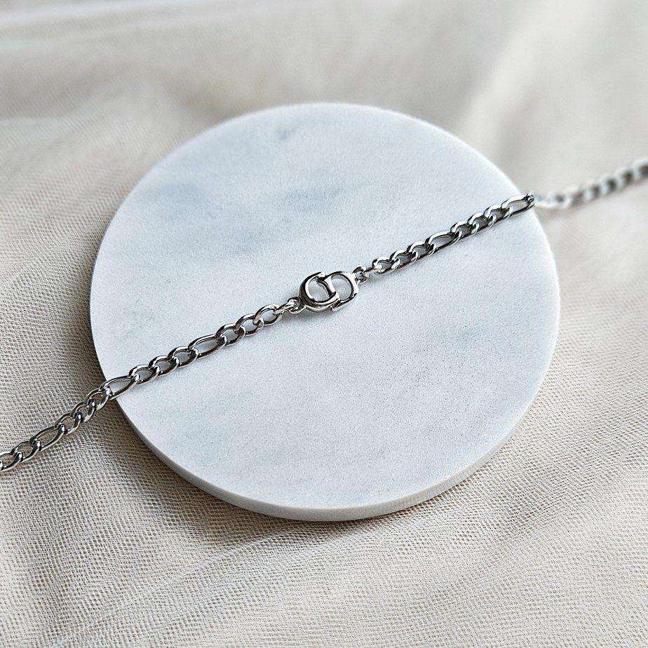 CD Dior Silver Choker Necklace