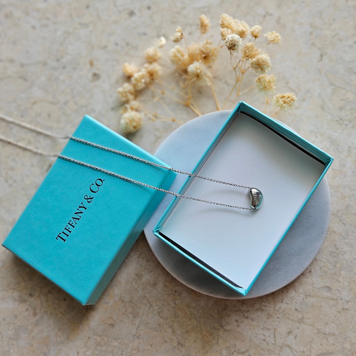 Tiffany & Co Iconic Bean Necklace (Original with box)