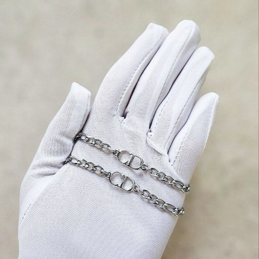Dior Silver Figaro Bracelet