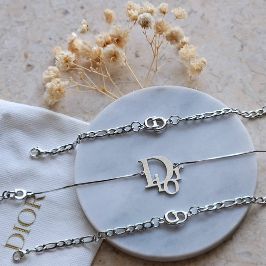 Christian Dior Oblique Logo Bracelet (Redesigned)