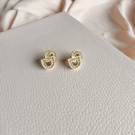 Vintage Dior Rhinestone Clip-On (Original with box)