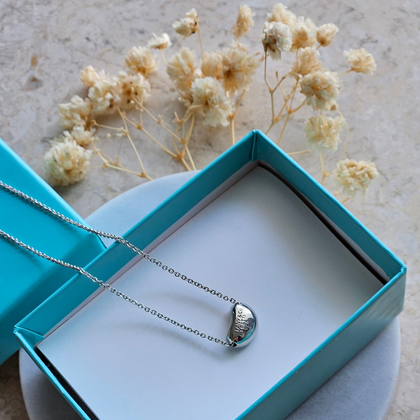 Tiffany & Co Iconic Bean Necklace (Original with box)